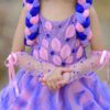 Disney Rapunzel Tulle Dress, Pink, Purple Fairy costume, Fantasy Lavender Ball Gown, Fairy tale sleeveless dress for birthday, prom, wedding