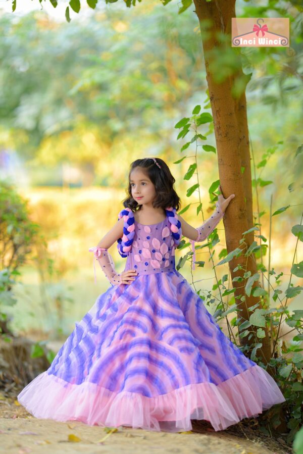 Disney Rapunzel Tulle Dress, Pink, Purple Fairy costume, Fantasy Lavender Ball Gown, Fairy tale sleeveless dress for birthday, prom, wedding