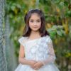Swan Lake White Fairy Tulle Dress, Barbie Costume, Feather Ball Gown, Long White Tulle Princess Dress, for birthday, prom, wedding etc.